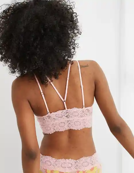 Bralette Aerie Rosado Talla Small American Eagle 16983354