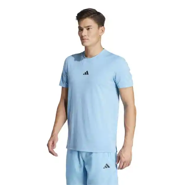 Adidas Camiseta D4t Tee Hombre Azul Talla M IS3830