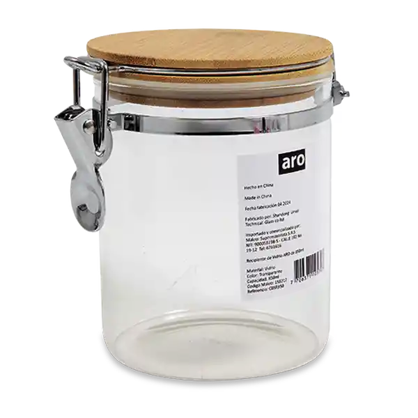 Aro Recipiente de Vidrio 850 mL