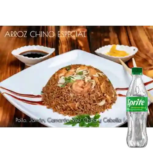 Combo Arroz Chino Especial + Sprite Original 400ml