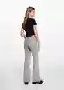 Jean Buttonf Tejano Gris Talla 21 Niñas Mango