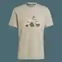 Adidas Camiseta Camo Big Logo T Hobre Gris Talla L Ref: IW8487