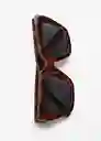 Gafas de Sol Monica Chocolate Talla 99 Mujer Mango