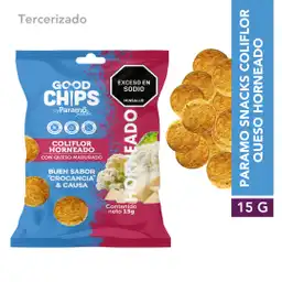 Paramo Snacks Coliflor Queso horneado 15gr