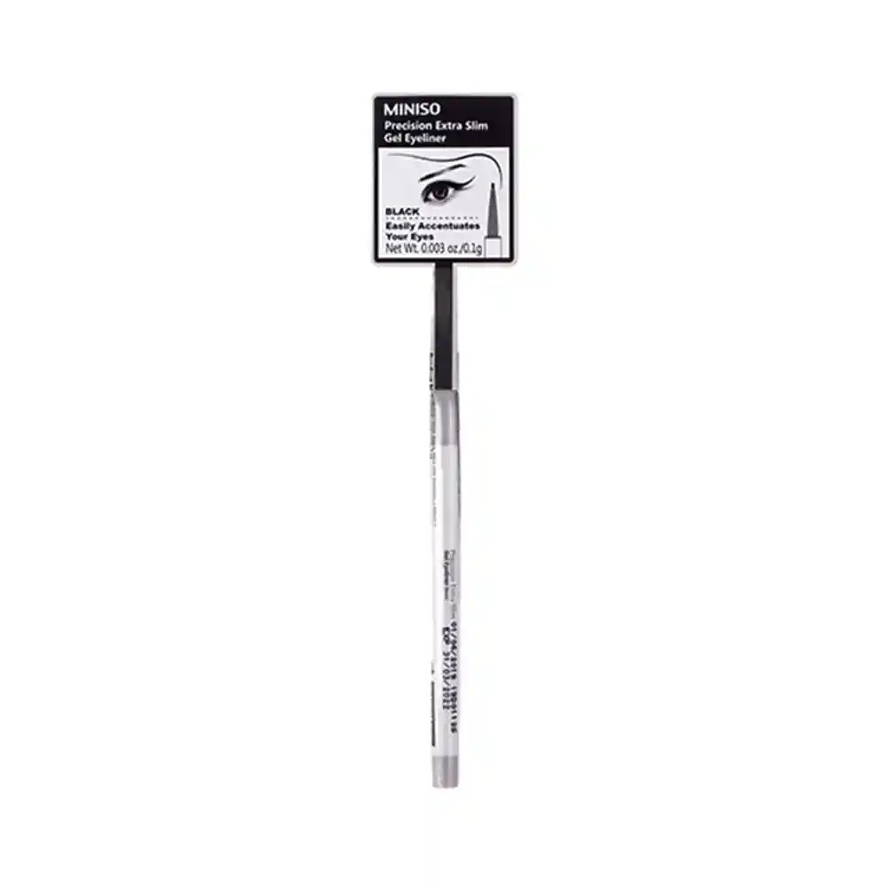 Miniso Delineador Para Ojo Precisión Extra Gel Negro