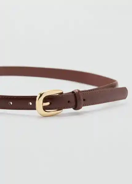 Cinturón Nico Marron Talla S Mujer Mango