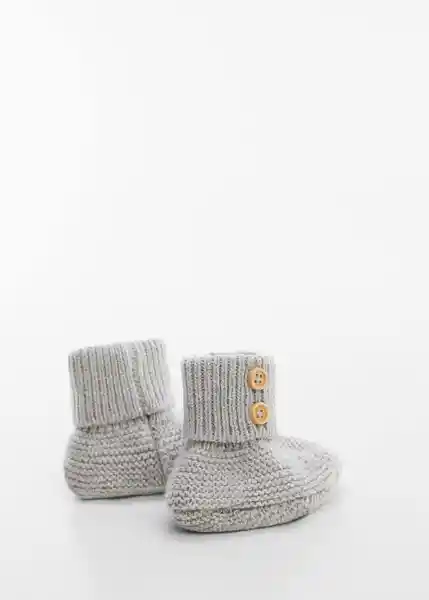 Zapatos Boti Gris Medio Vigore Talla 99 Niños Mango