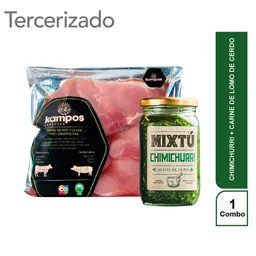 Combo Chimichurri Mixtu + Kampos Carne de Lomo de Cerdo