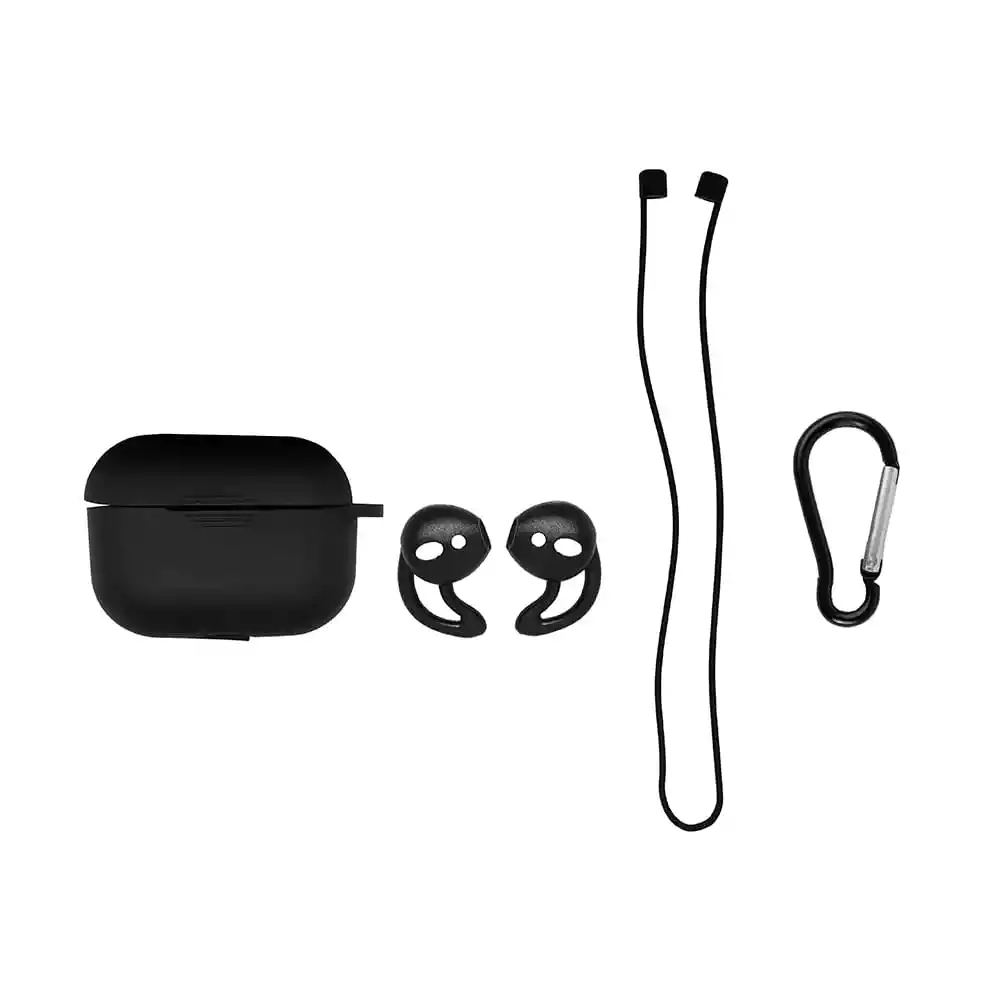 Miniso Estuche Para Audífonos Protectora Para Airpods Pro Negro