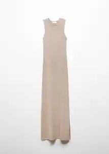 Vestido Cannes Beige Talla 22 Niñas Mango