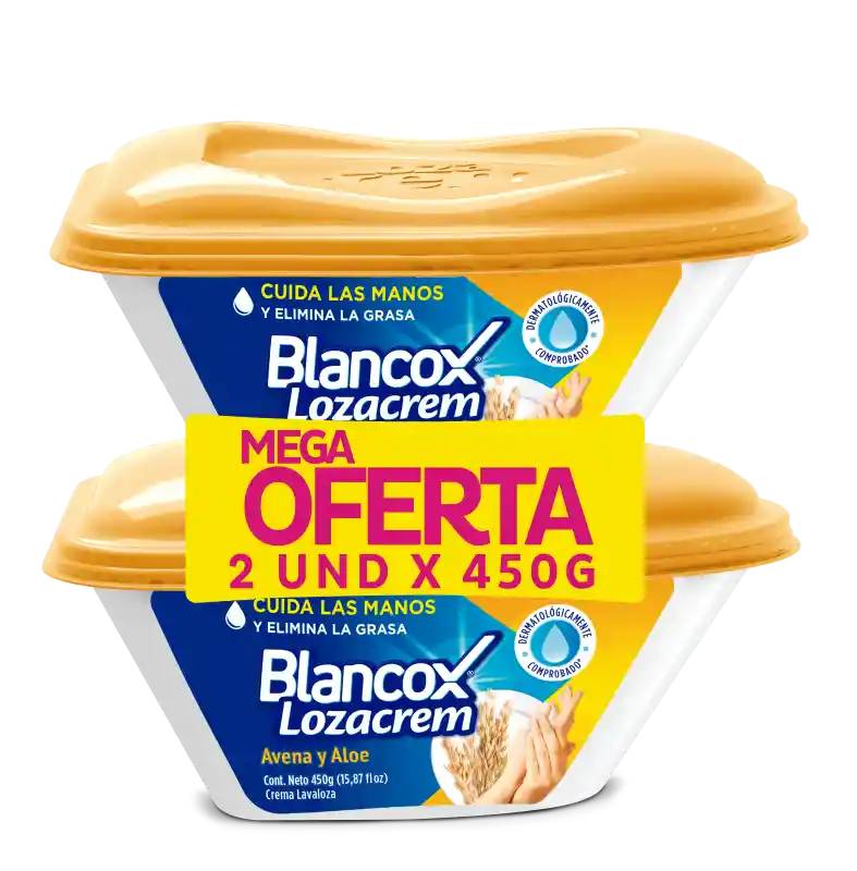 Blancox Lavaloza en Crema Avena y Aloe