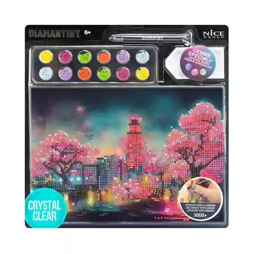 Toy Logic Cuadro de Arte Diamantiny Bosque Cerezos