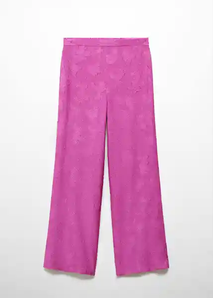 Pantalón Devora-A Fucsia Talla XS Mujer Mango