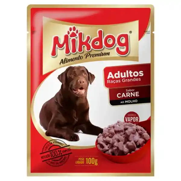 Mikdog Alimento para Perro Adulto Carne