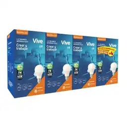 Vive Bombillo Led Luz Blanca Intensa