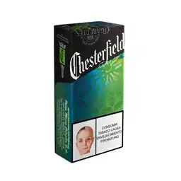 Cigarrillo Chesterfield Verde (10 Und)