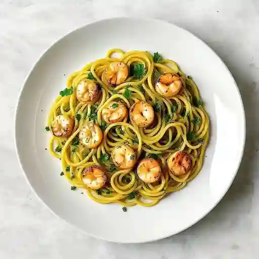 Spaguetti al pistacho