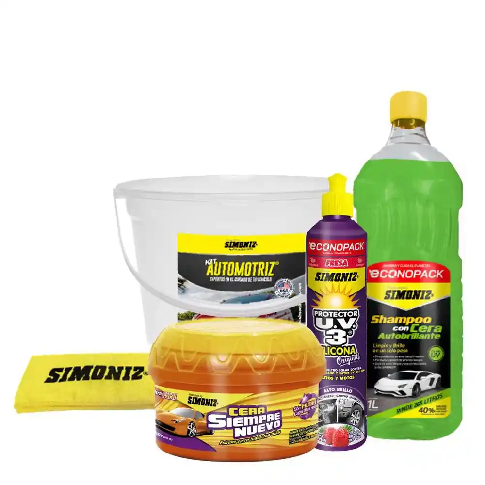 Kit Automotriz Cuidado de Vehiculo Simoniz 209291