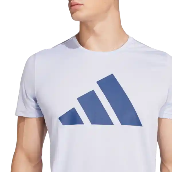 Adidas Camiseta Manga Corta Run it Tee Correr de Hombre Morado S