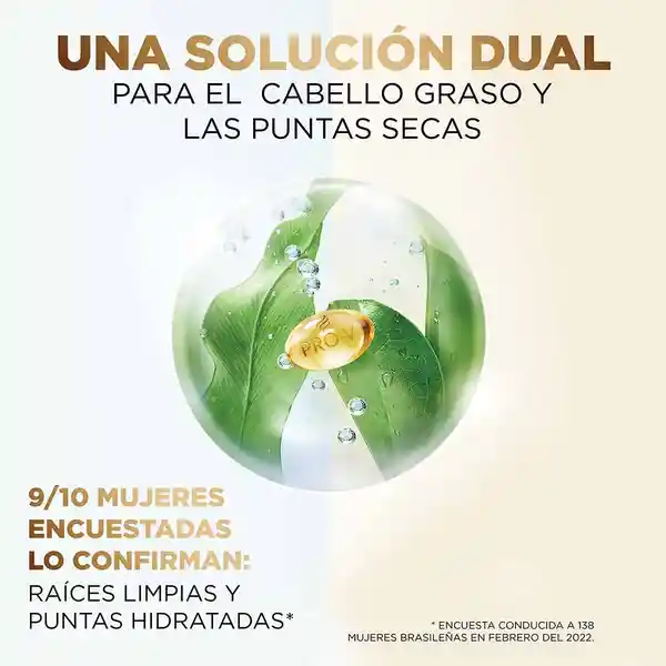 Acondicionador Pantene Pro-V Miracles Equilibrio Raiz y Puntas Hidratante Rinse 250 ml