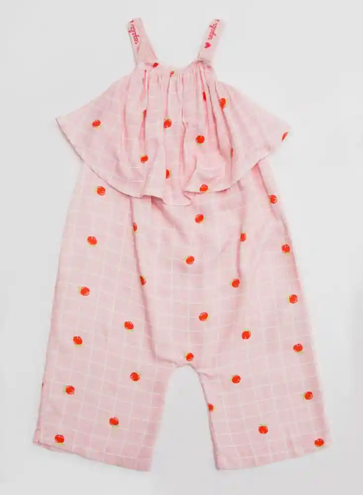 Overol Largo Telas Varias 6/9 Meses-estamp 1