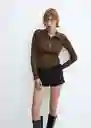 Buzo Jersey Vibrac Ocre Talla S Mujer Mango