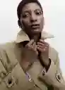 Abrigo Trench Desert Khaki Talla S Mujer Mango