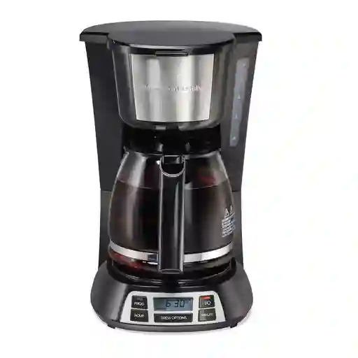 Cafetera 12 Tazas Digital Hamilton Beach 12 Tazas Negro