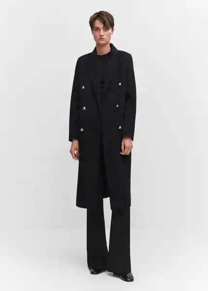 Abrigo Princess Navy Talla M Mujer Mango