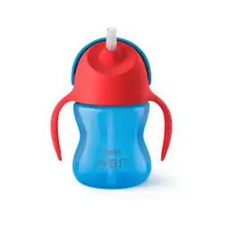 Avent Vaso Pitillo Válvula Antiderrame Azul