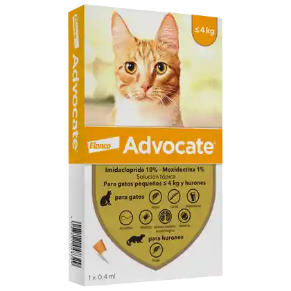 Advocate Antipulgas para Gato hasta 4 Kg