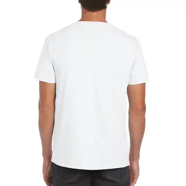 Gildan Camiseta Adulto Ring Spun su Blanco Talla S