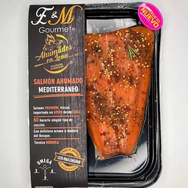 F&M Gourmet Salmón Ahumado Mediterráneo