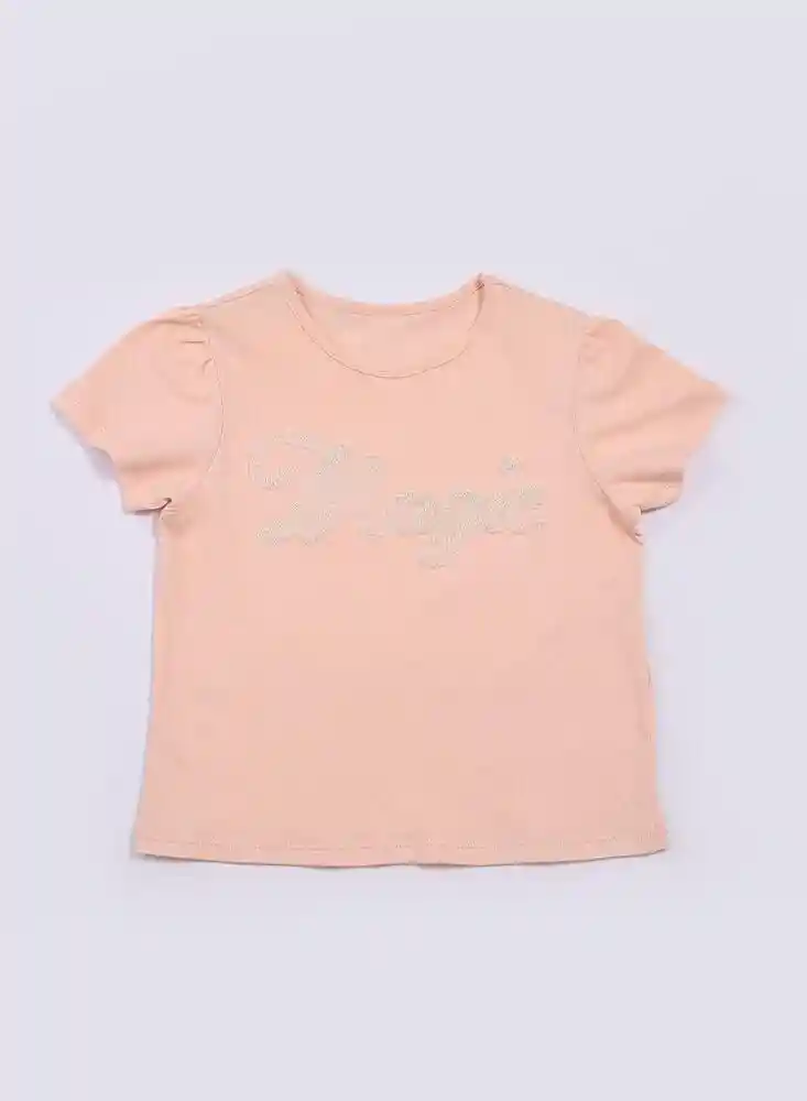 Camiseta Mc 2t-rosado