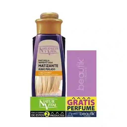 Natur Vital Shampoo Matizante + Mascarilla + Perfume