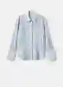 Blusa Miranda Azul Talla S Mujer Mango