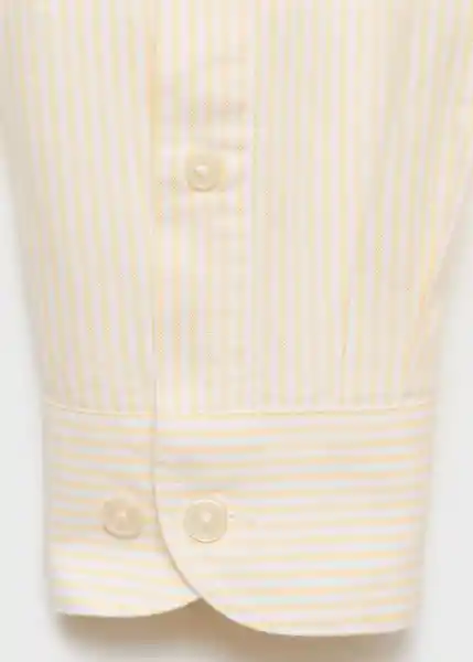 Camisa Kodak Amarillo Talla XS Hombre Mango