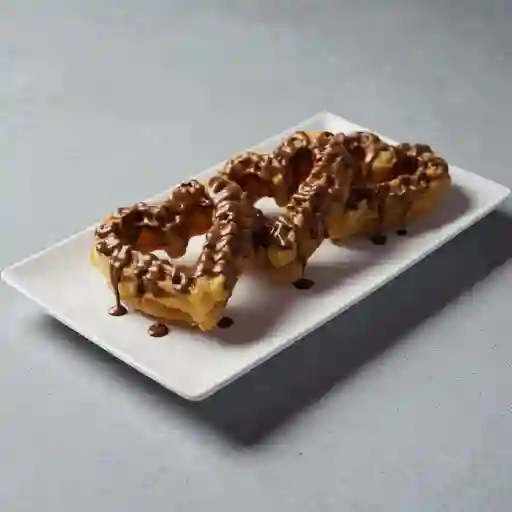 Churros corazón x 6 glaseados