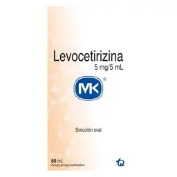 Levocetirizina (5 mg / 5 mL)