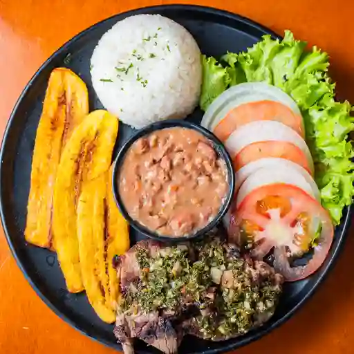 Ejecutivo carne chimichurri