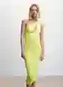 Vestido Twister Lima Talla L Mujer Mango