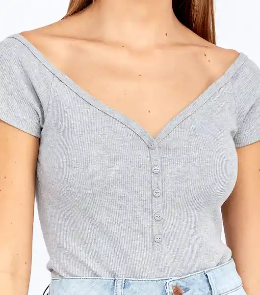 Unser Blusa Gris Talla S 823652