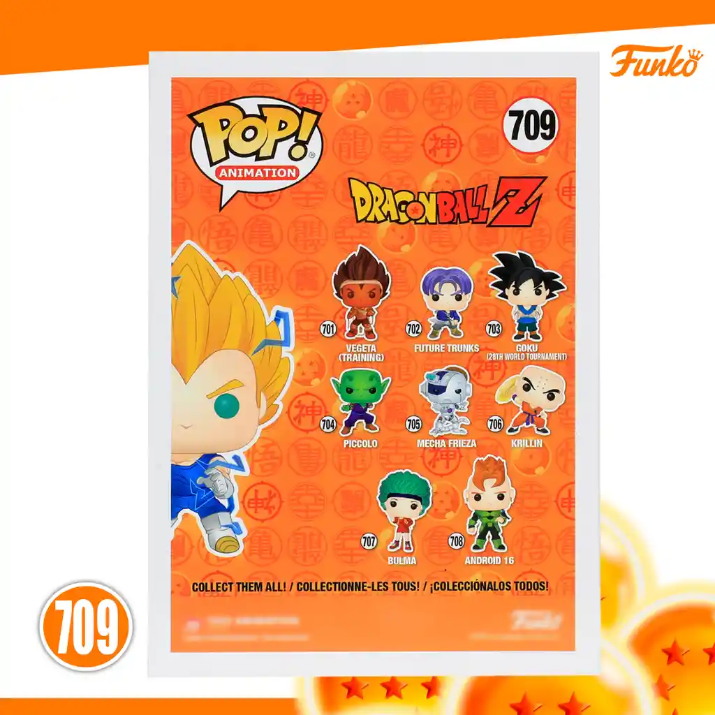 funko pop animation Dragón ball z super saiyan 2 vegeta exclusivo px 709