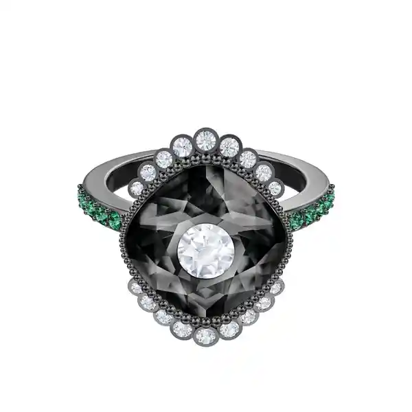 Swarovski Anillo Para Mujer Baño de Rutenio 511388