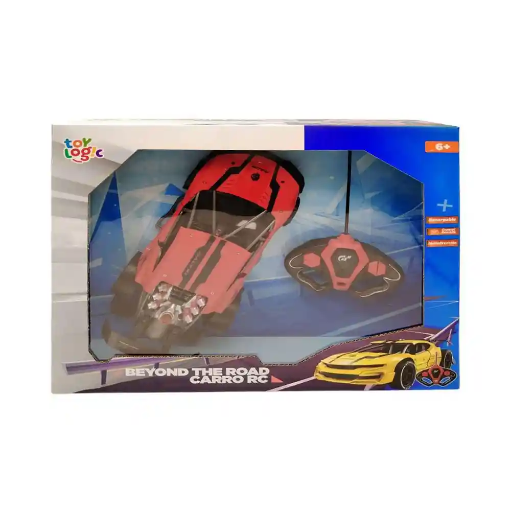 Toy Logic Carro Radio Control Beyond The Road Rojo