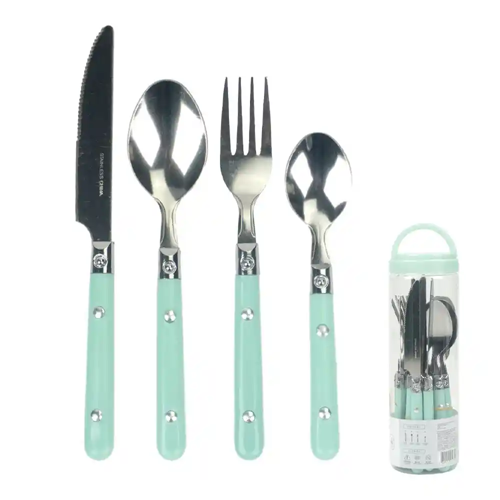 Cubiertos Krea 16 Piezas Remache