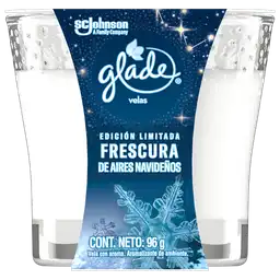 Glade Velas Edición Limitada Frescura de Aires Navideños