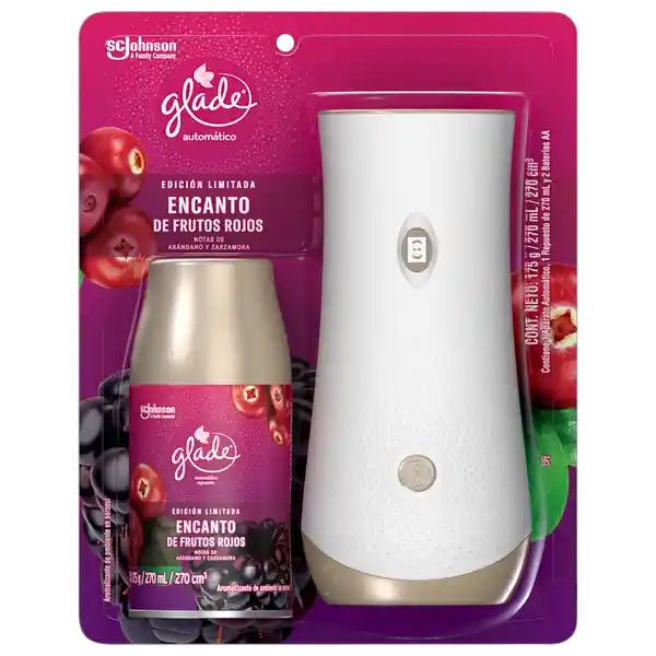 Glade Ambientador Automático Edición Limitada Frutos Rojos