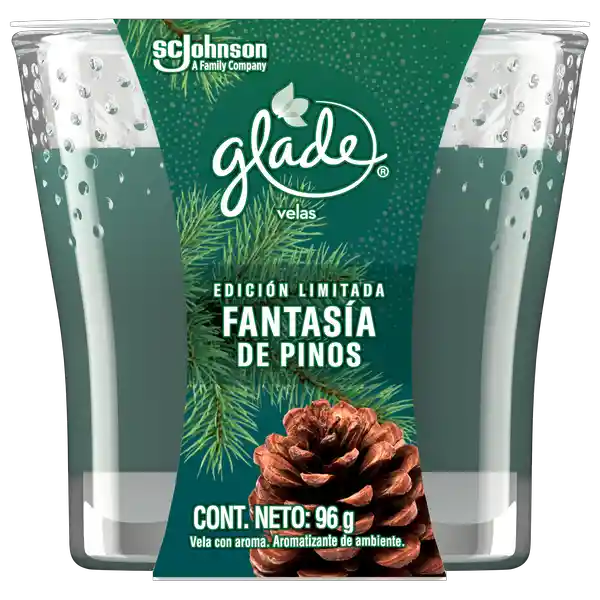 Glade Velas Edición Limitada Fantasía de Pinos