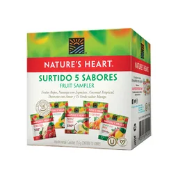 Natures Heart Infusión Surtida Fruit Sampler 17.4 g x 10 Und